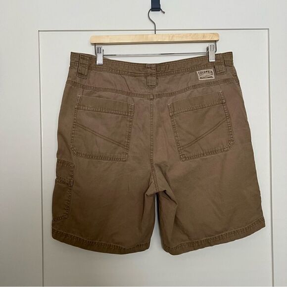 Columbia Shorts 9'' Mens Sz 36 Brown Omni-Shield Chino Pocket Hiking Outdoor - Picture 4 of 12